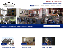 Tablet Screenshot of aaahomeimprovements.com